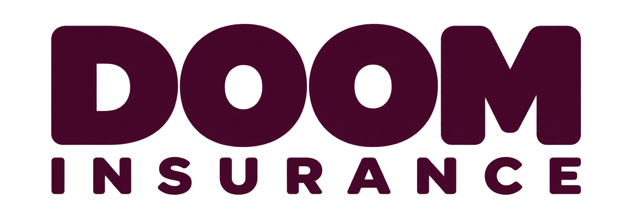Doom Insurance dark wordmark